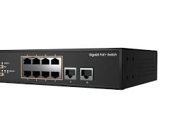 D-Link 4-Port PoE Compact Switch: Perfect for small 4-camera kits.