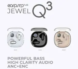 SonicGear Earpump Jewel Q3 Earbuds – Dual Mic ANC & ENC – Upto 34 Hours Backup